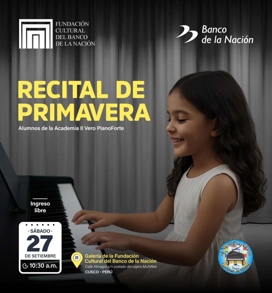 Recital de Primavera” con la participación de los alumnos de la Academia de Música Il Vero PianoForte.