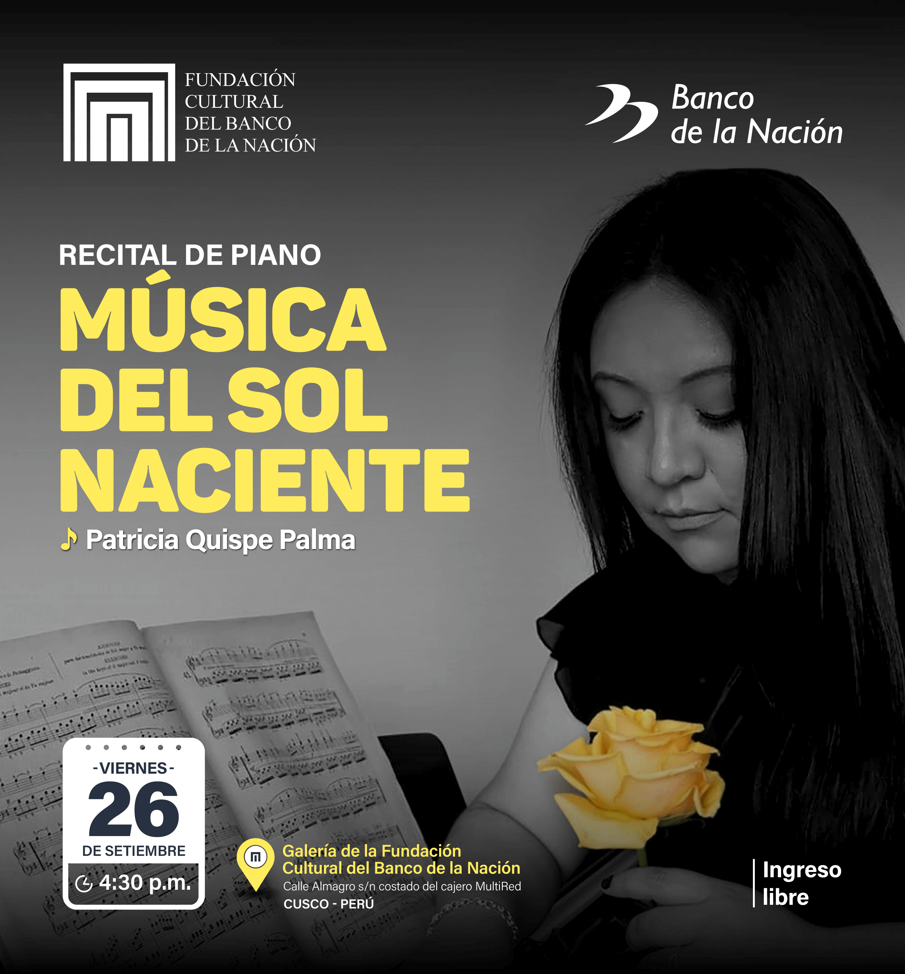 Recital de piano “Música del Sol Naciente”.