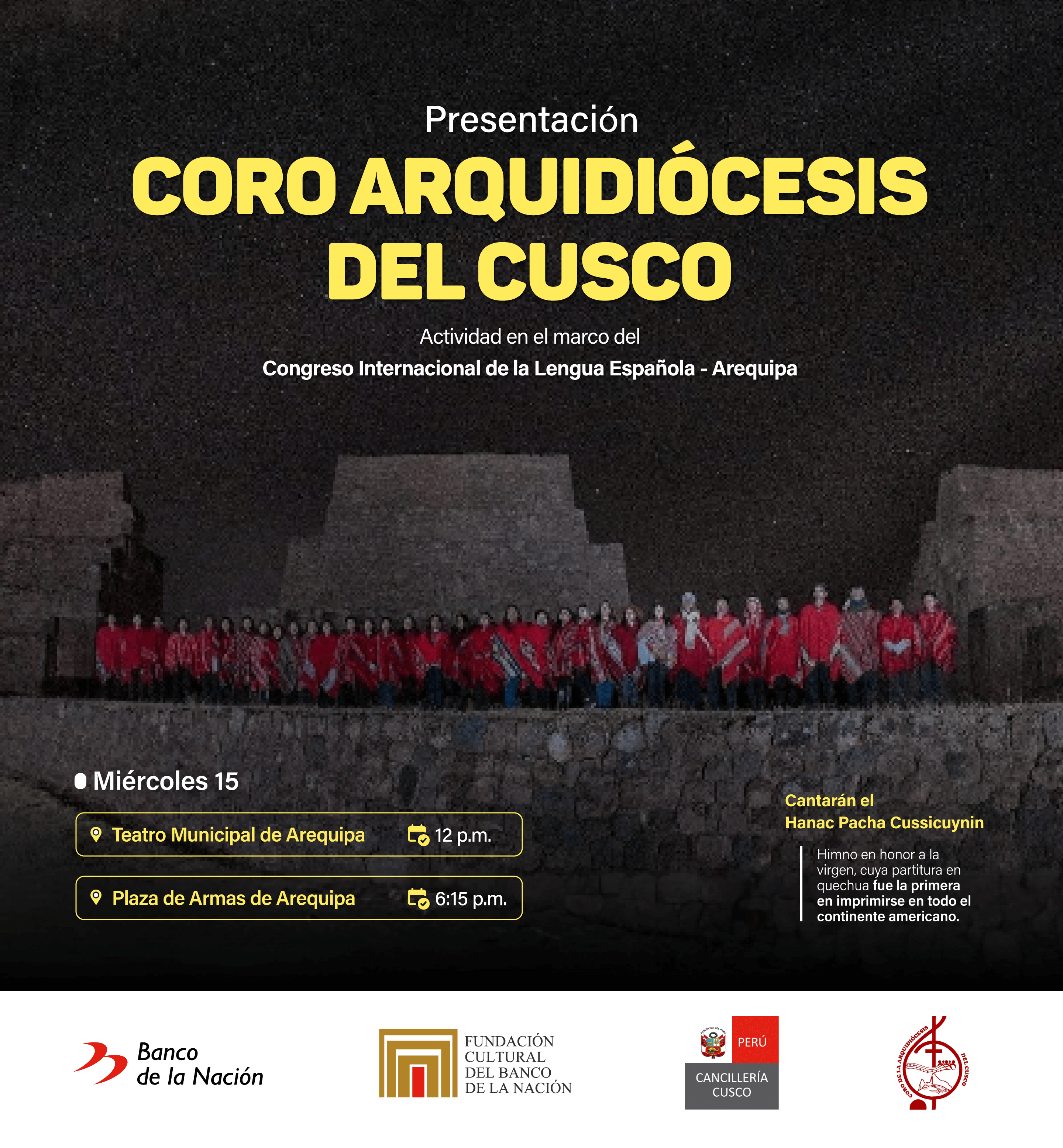 Presentación del Coro de la Arquidiócesis del Cusco