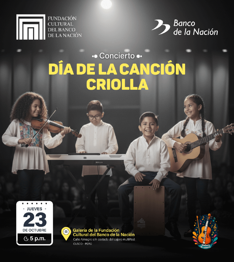 a Fundación Cultural del Banco de la Nación los invita al concierto “Día de la Canción Criolla”
