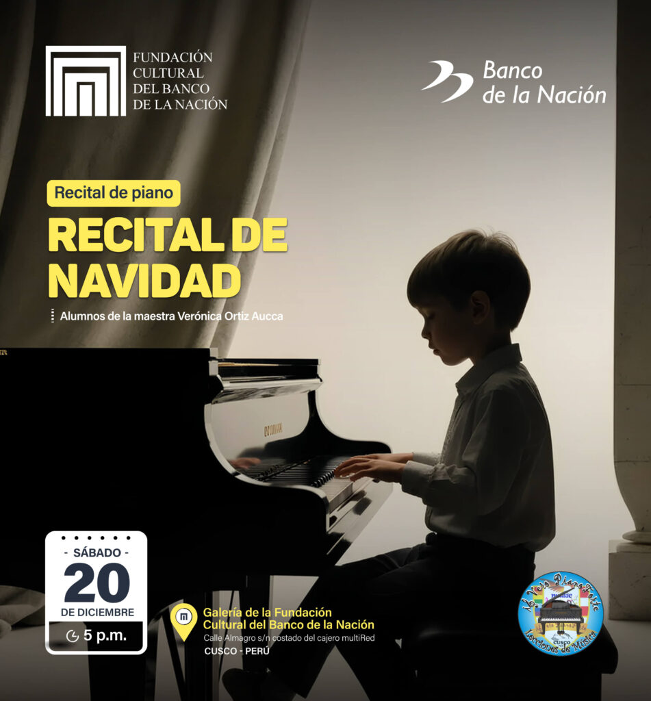 La Fundación Cultural del Banco de la Nación los invita cordialmente al público a disfrutar del “Recital de Navidad “.