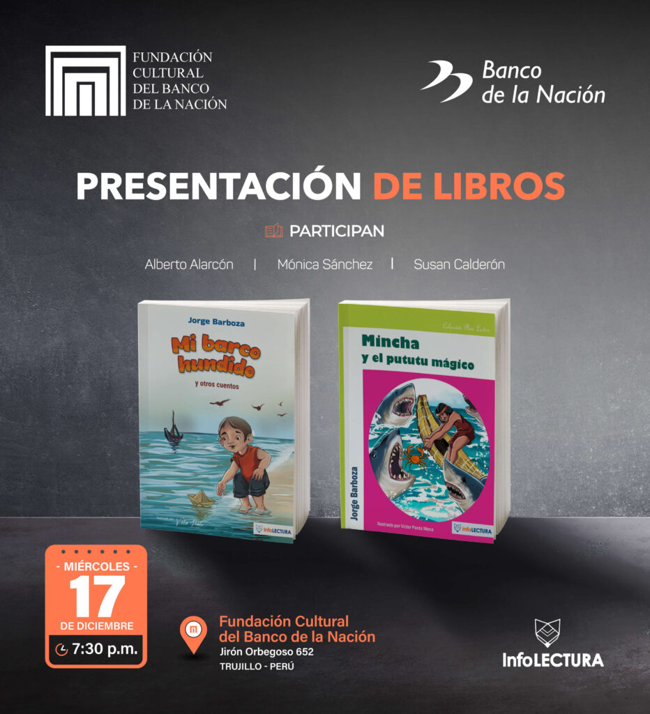 La Fundación Cultural del Banco de la Nación los invita a la presentación de los libros
