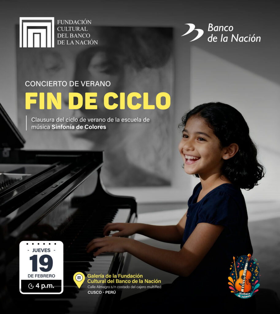La Fundación Cultural del Banco de la Nación los invita al Concierto de Verano “FIN DE CICLO”