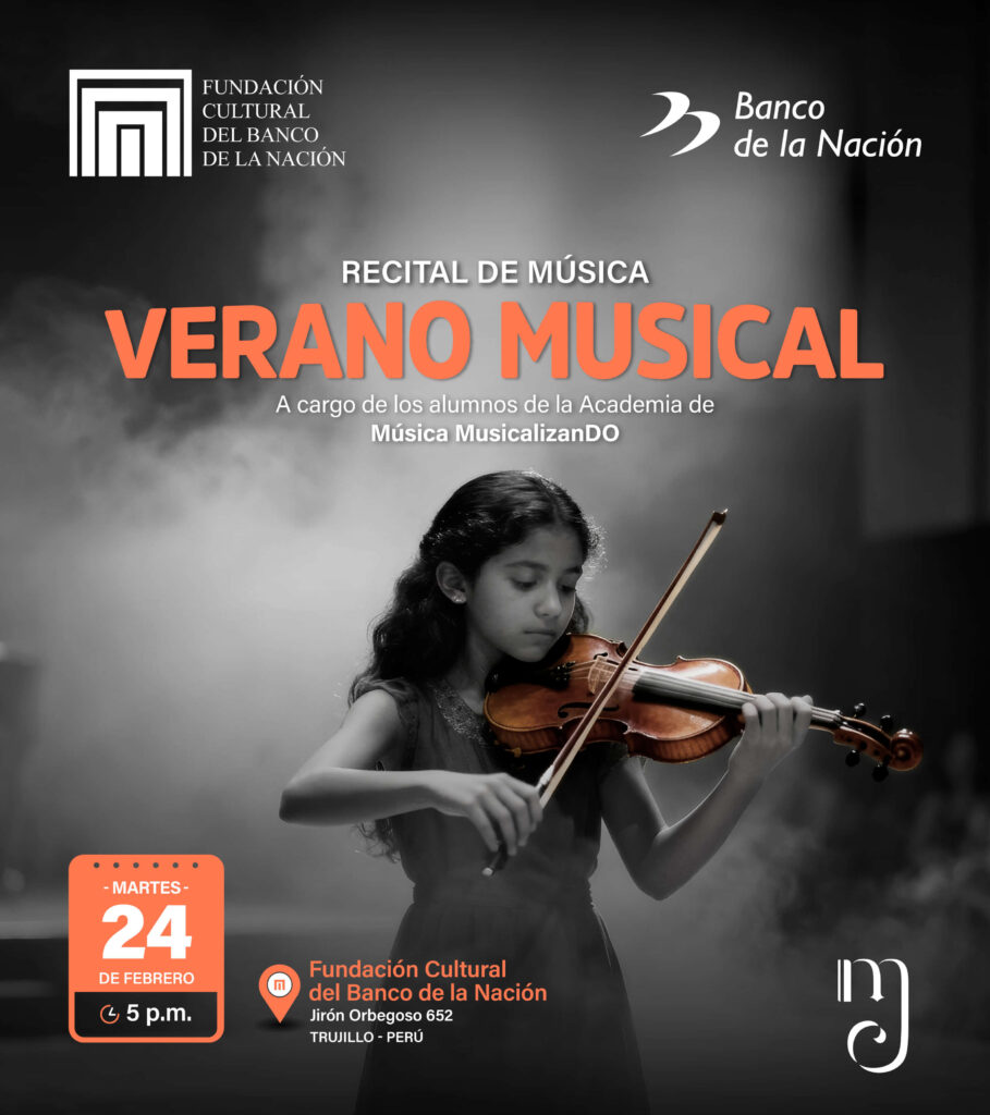 La Fundación Cultural del Banco de la Nación los invita a la presentación del recital de musical “VERANO MUSICAL”,