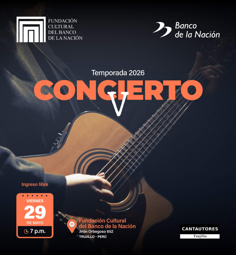 La Fundación Cultural del Banco de la Nación los invita al “V CONCIERTO DE LA TEMPORADA 2026".