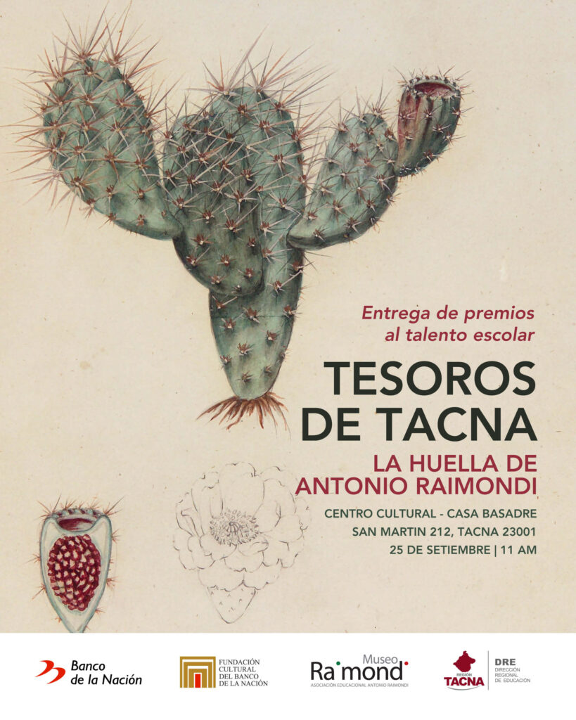 Tesoros de Tacna, la Huella de Antonio Raimondi