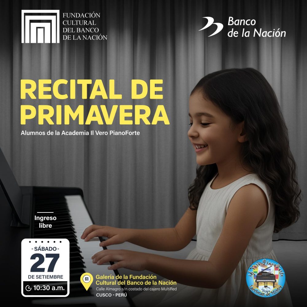 Recital de Primavera” con la participación de los alumnos de la Academia de Música Il Vero PianoForte.