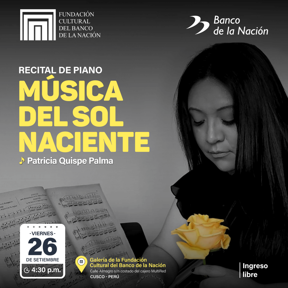 Recital de piano “Música del Sol Naciente”.