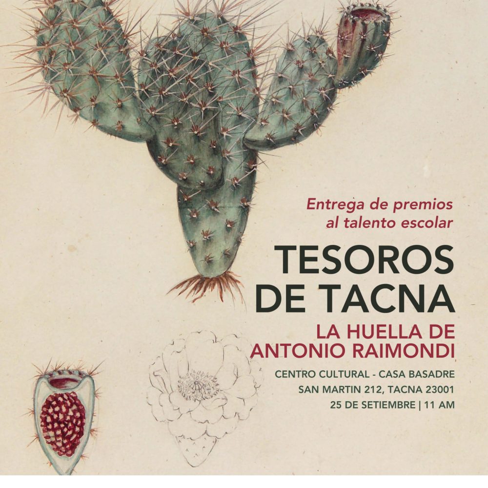 Tesoros de Tacna, la Huella de Antonio Raimondi