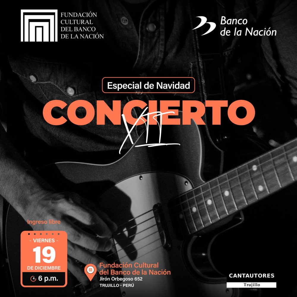 La Fundación Cultural del Banco de la Nación los invita al “XII CONCIERTO DE LA TEMPORADA 2025 - ESPECIAL DE NAVIDAD”.