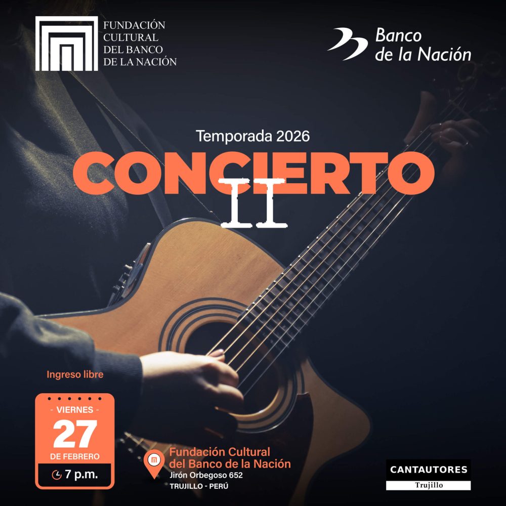 La Fundación Cultural del Banco de la Nación los invita al “II CONCIERTO DE LA TEMPORADA 2026”