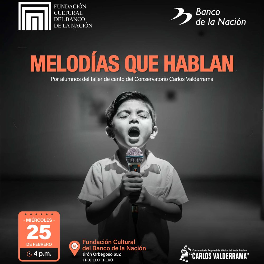 La Fundación Cultural del Banco de la Nación los invita a la presentación de Recital Musical “MELODÍAS QUE HABLAN”