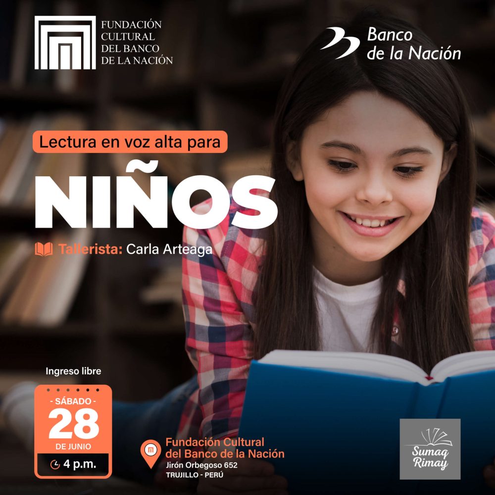 TALLER DE LECTURA EN VOZ ALTA PARA NIÑOS