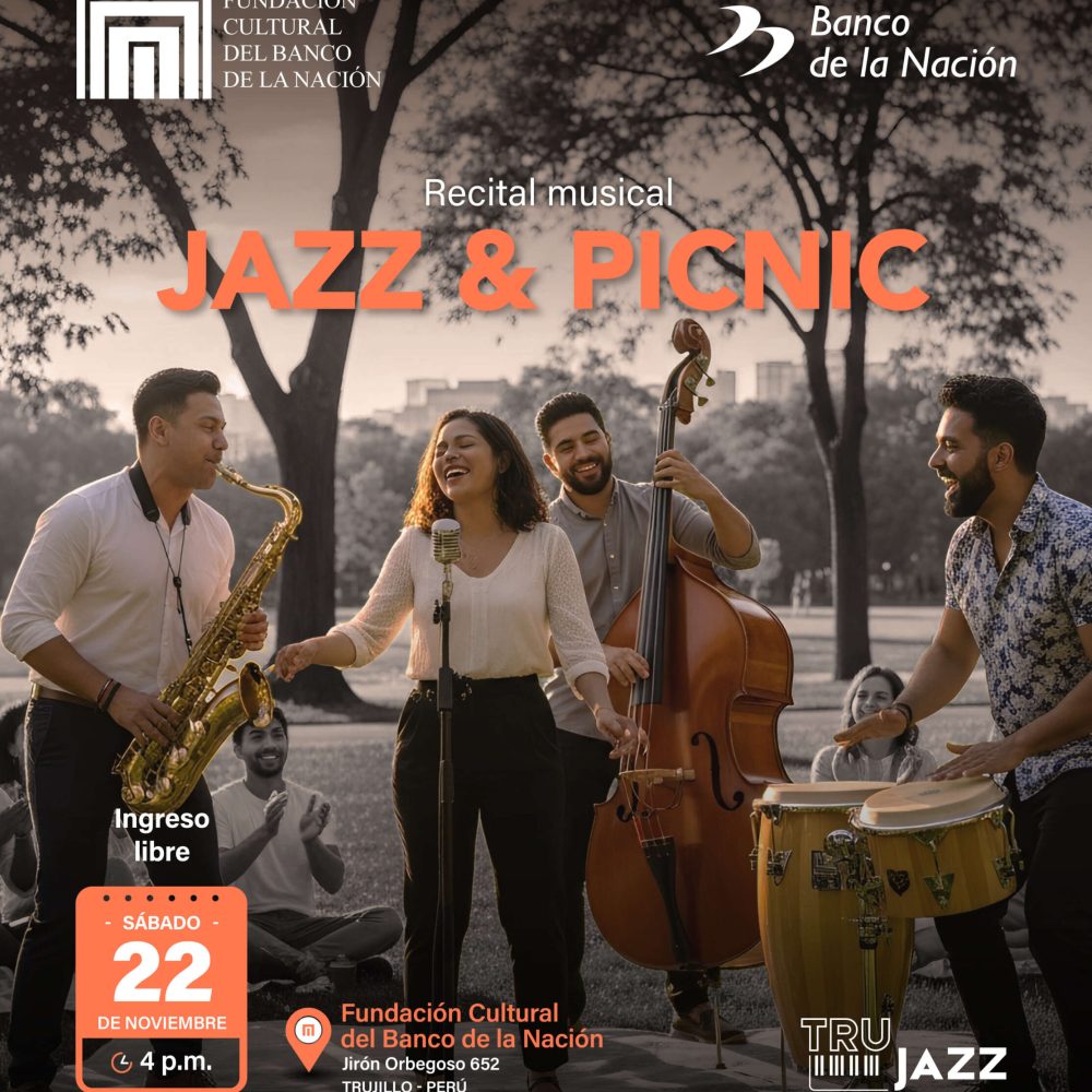 La Fundación Cultural del Banco de la Nación los invita al recital musical “JAZZ & PICNIC”.