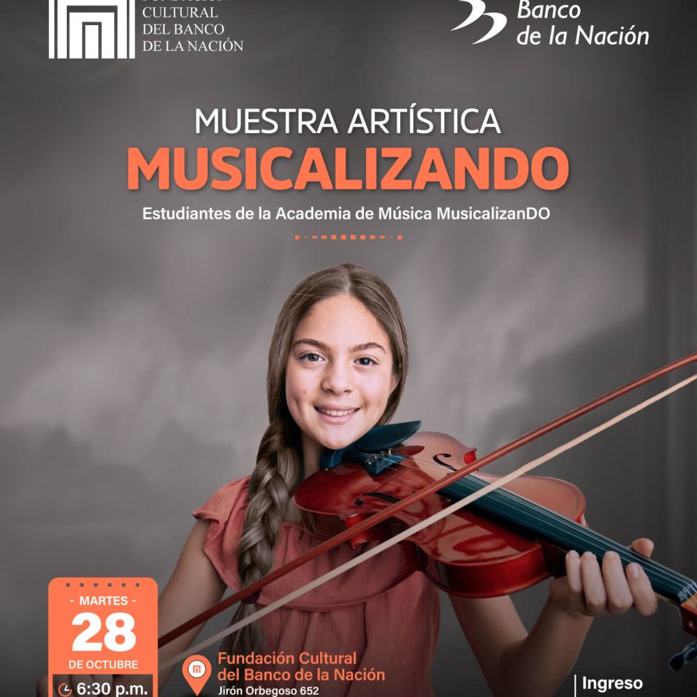 La Fundación Cultural del Banco de la Nación los invita a la presentación de la muestra artística “Musicalizando”